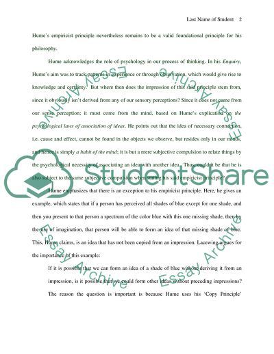 On Defending Humes First Principle