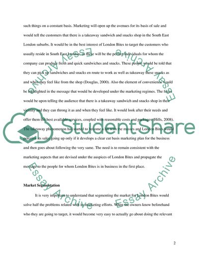 Importance of Marketing for London Bites