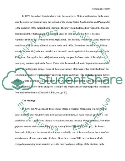 Terrorist Group and Homeland Security Policy