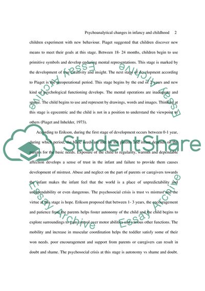 Infancy and Early Chidhood