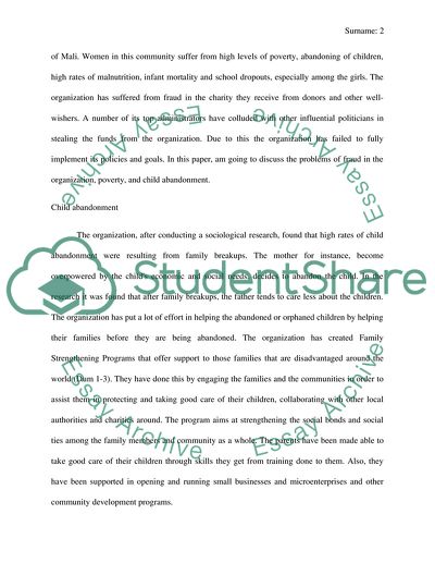 Service learning paper (social problems)