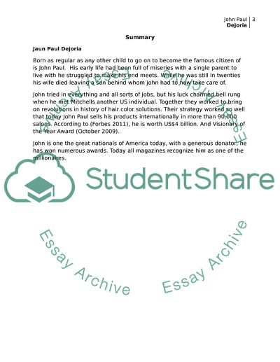 John Paul Dejoria and his accomplishments