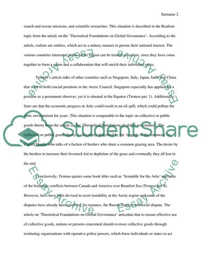 Comparing between the article and the theory