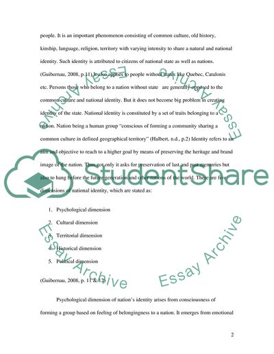 Nation as the Form of Identity