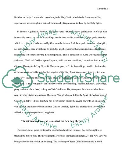 The Holy Spirit and the Natural Law