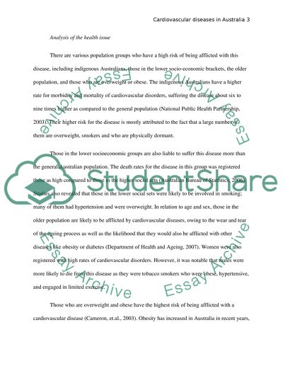 Cardiovascular Diseases - Health of the Australians