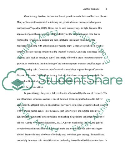 How Have Gene Therapy and Stem Cell Technology Changed the Face of Medicine