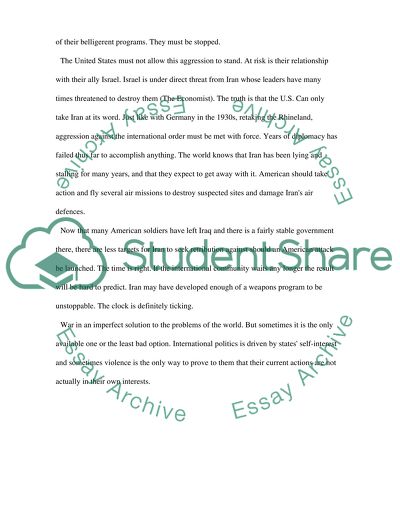 The Iranian Nuclear Program