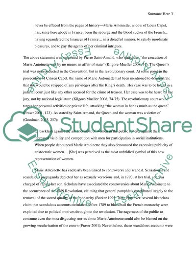 Marie Antoinette was a Victim of French Society