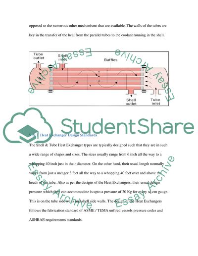 Heat Exchanger Design Analysis