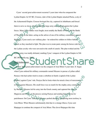 Conquests of Cyrus the Great