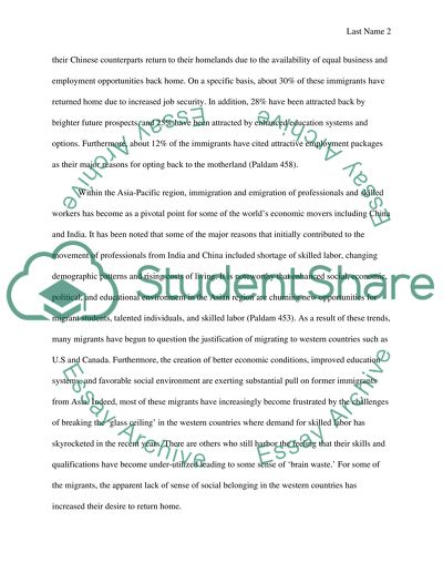 Brain Gain versus Brain Drain