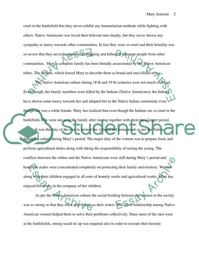 The Life of Mary Jemison