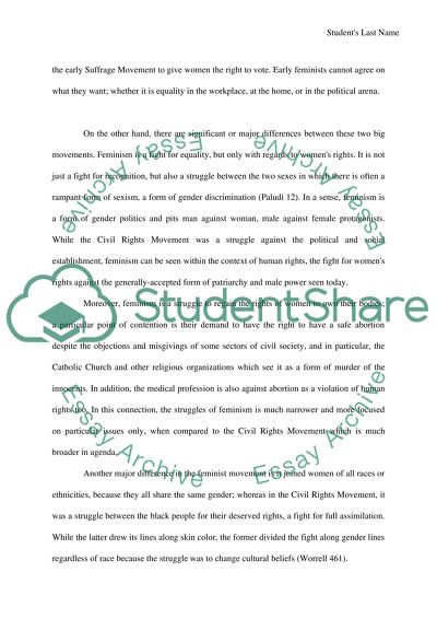 The Civil Rights and Feminist Movements