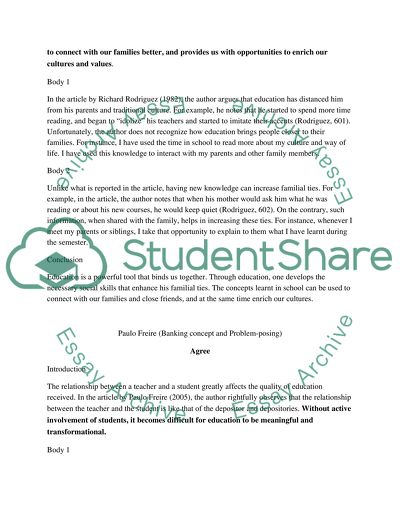 Education as a Road to Success of an Individual