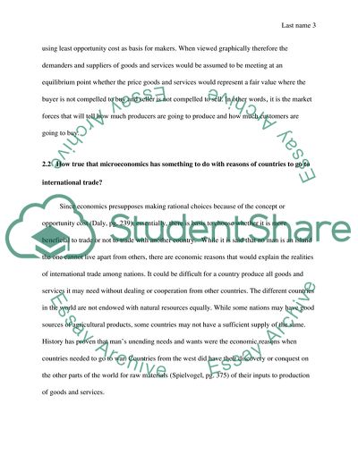 Using Microeconomic Policies to Benefit a Country