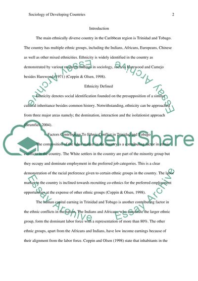 Sociology of Developing Countries