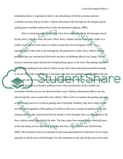 Local Government Policy: Pennsylvania Traffic