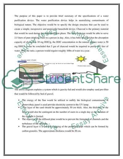 Milestone 4: Specifications