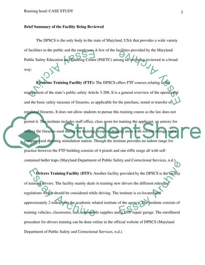 Maryland Department of Public Safety and Correctional Services