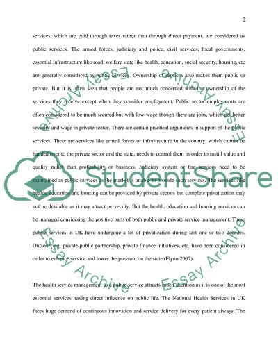 Public Sector Services Should Be Managed Just like the Private Sector