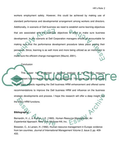 HRs Role in Strategic Planning