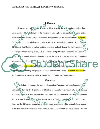 Mahatma Gandhi and Nelson Mandela
