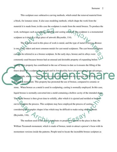 Analysis of the Sculpture of General William Tecumseh Sherman