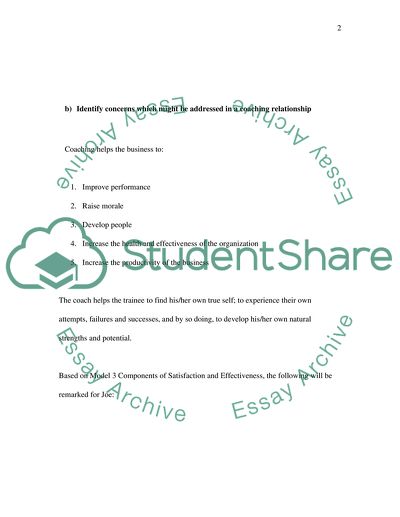 The Clients Specific Areas of Strength and Growth