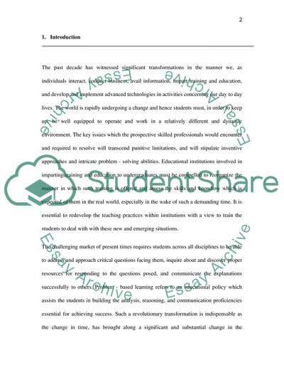 Problem Based Learning in Law