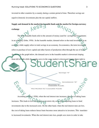 Solutions to Major Economic Questions