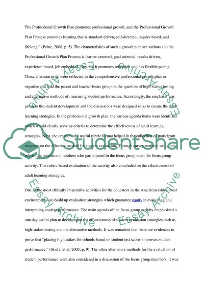 Parent/Teacher Focus Group