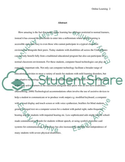 Hearing, Deaf and Hard-of-Hearing Students Satisfaction with On-line Learning