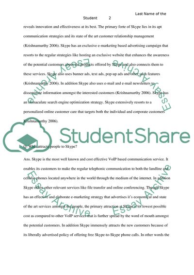 What E-marketing Activities Does Skype Undertake