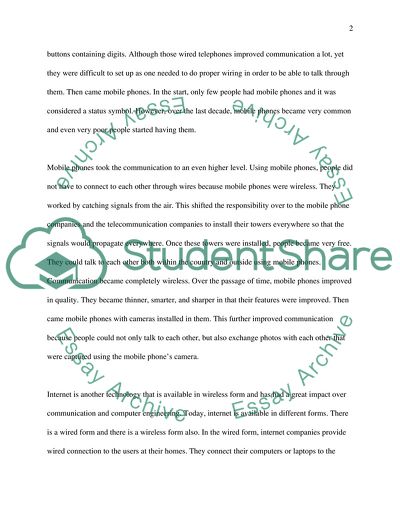 The Impact of Wireless Technology on the Field of Communication and Computer Engineering