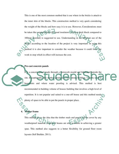 Choosing Construction Method (which one is most cost effective) self-build