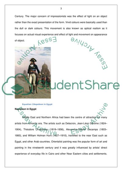 Napoleon in Egypt vs Manet Gypsy with Cigarette