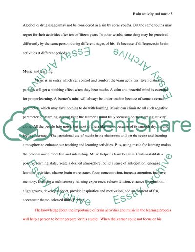 The Link Between Brain Activity and Music