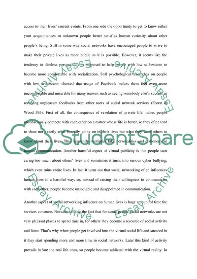 Social Networking in Modern Life