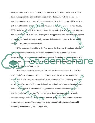 Practicum and Field Experience