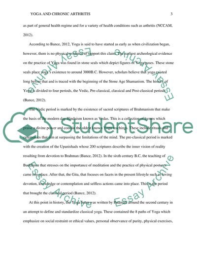 Yoga and Chronic Arthritis