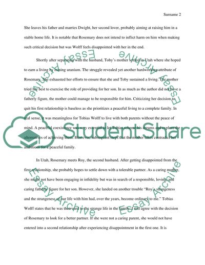 Reading Response: This Boys Life (1993)