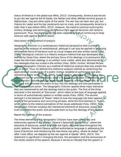 Rhetoric - Ideograph in President Obama Speech