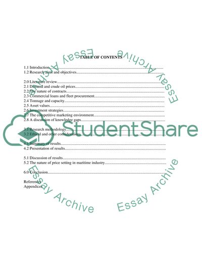 Factors Influencing Pricing Policies of Greek Shipowners during Recession Periods
