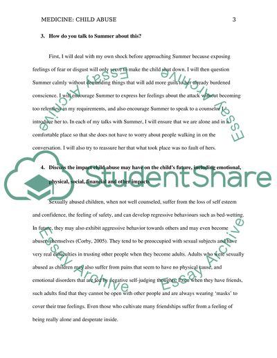 The Impact Child Abuse on the Childs Future