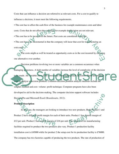 Fundamentals of Decision Support