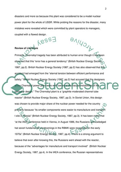 A Nuclear Explosion at Chernobyl and the Health Effects