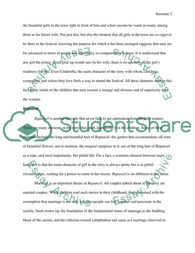 The Fundamentals of Society and Human Relationships in Cinderella Fairytale