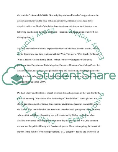 The Islamic World and the Muslim Society