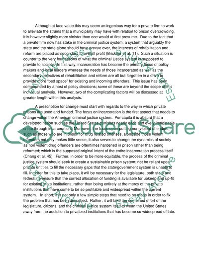 Criminal Justice System in the USA